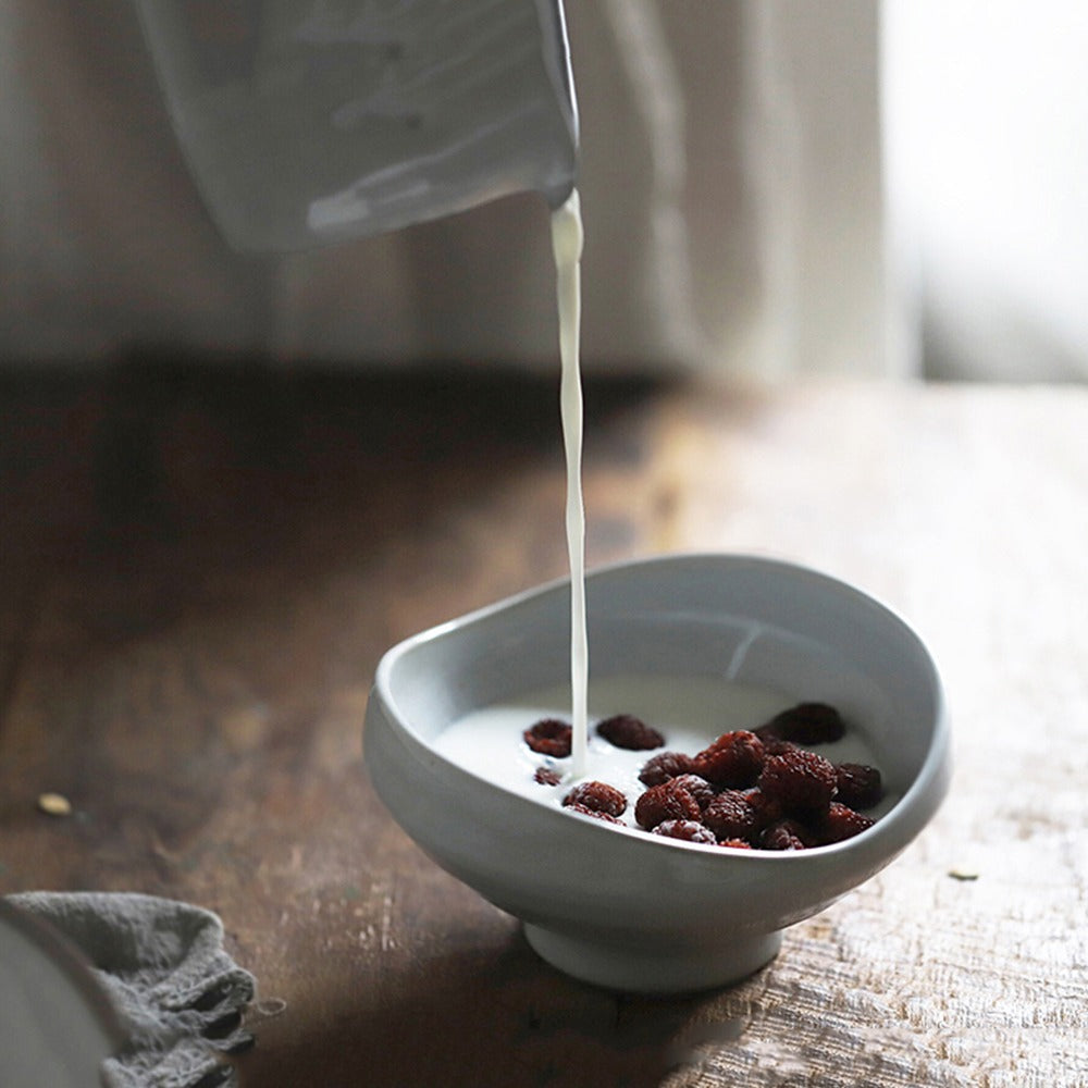 Cutting Bowl - White Ceramic