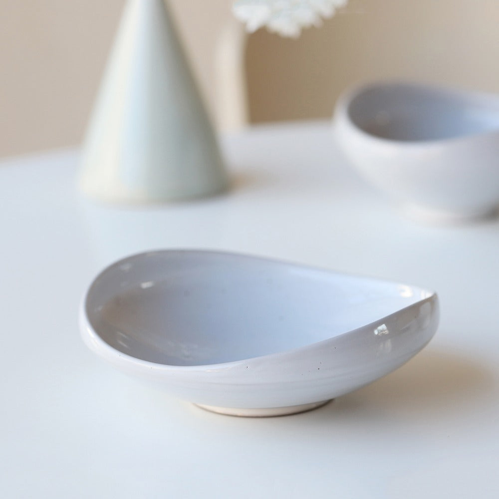 Cutting Plate - White Ceramic