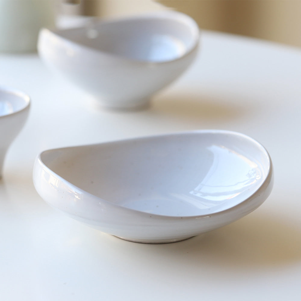 Cutting Plate - White Ceramic