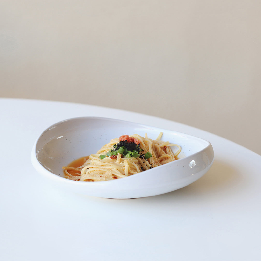 Cutting Plate - White Ceramic