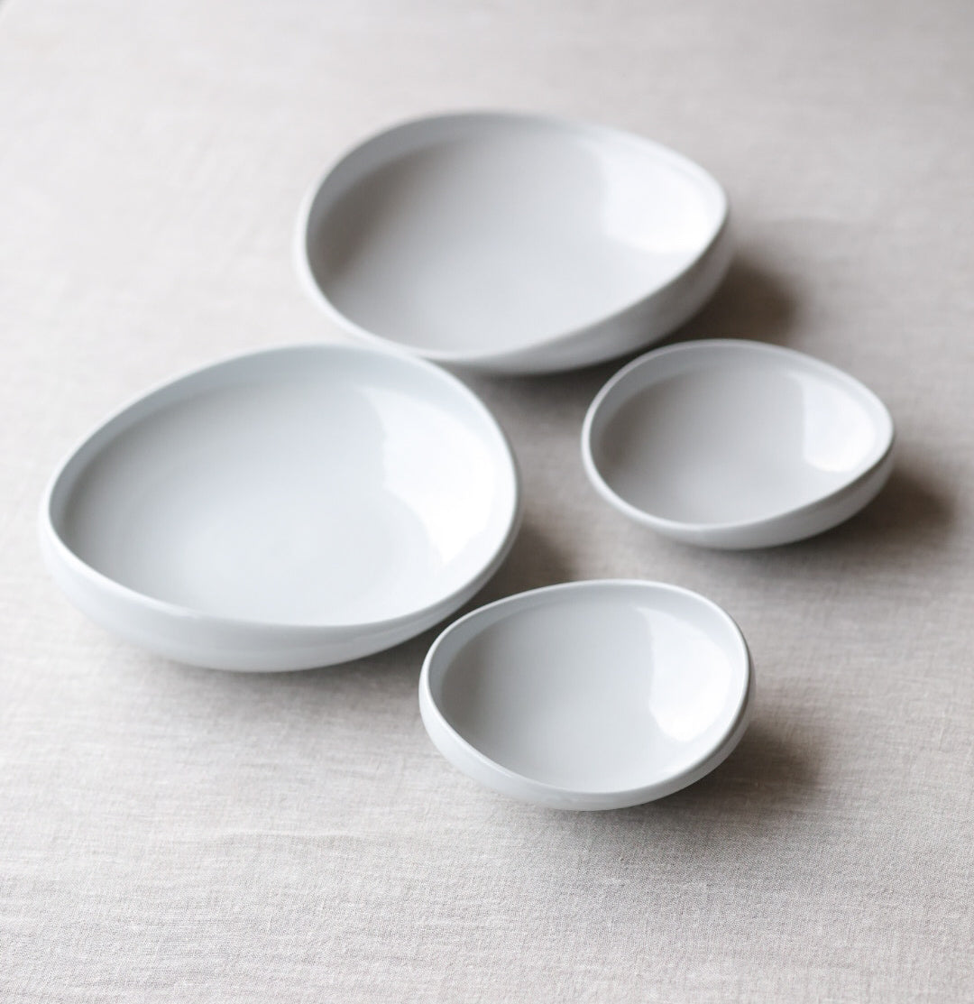 Cutting Plate - White Ceramic