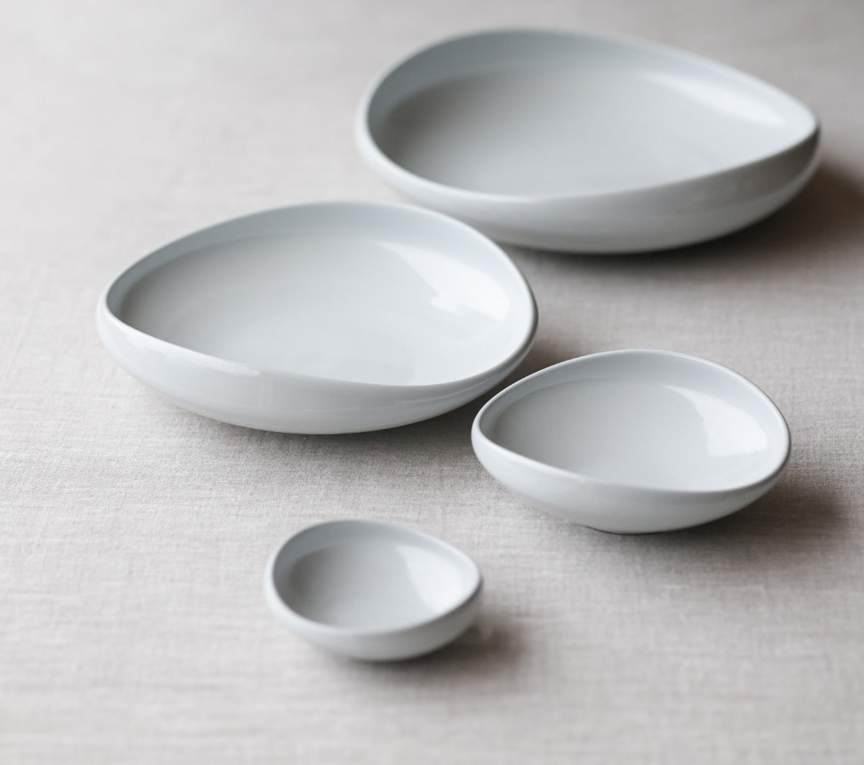 Cutting Plate - White Ceramic