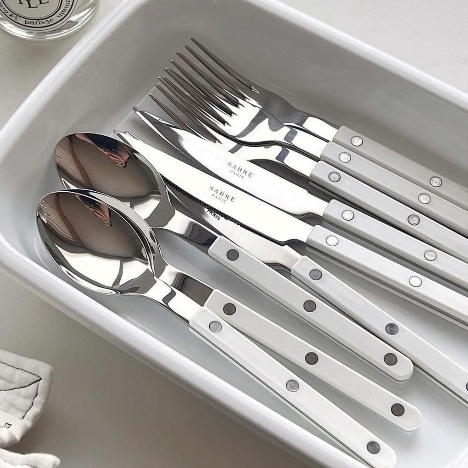 Sabre Bistrot Solid 3pc Cutlery Set