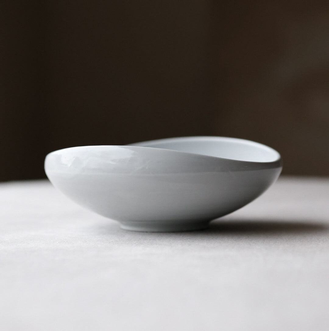 Cutting Bowl - White Ceramic