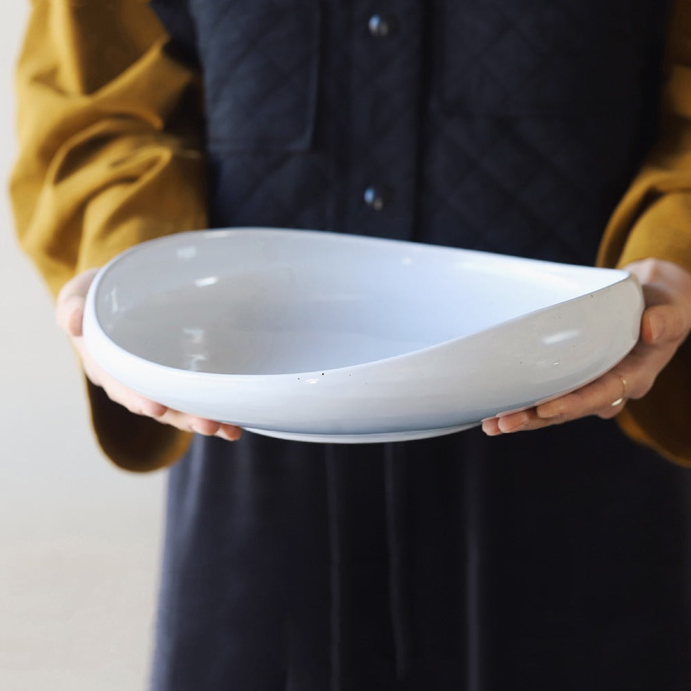 Cutting Plate - White Ceramic