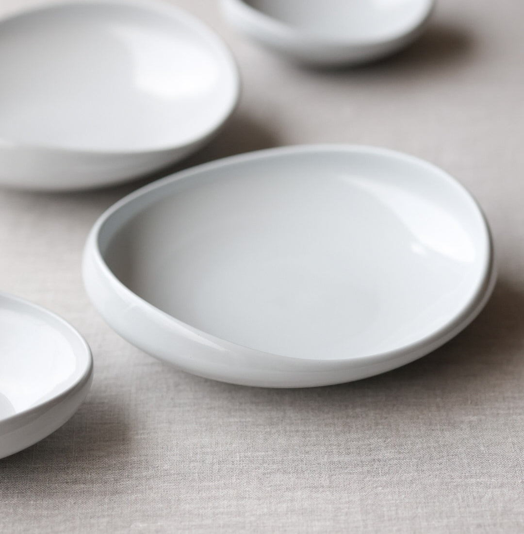 Cutting Plate - White Ceramic